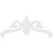 Ekena Millwork Pitch Florence Architectural Grade PVC Gable Pediment, 36"W x 16 1/2"H x 1"P (11/12) GPP036X017X100FLO - alternate 3